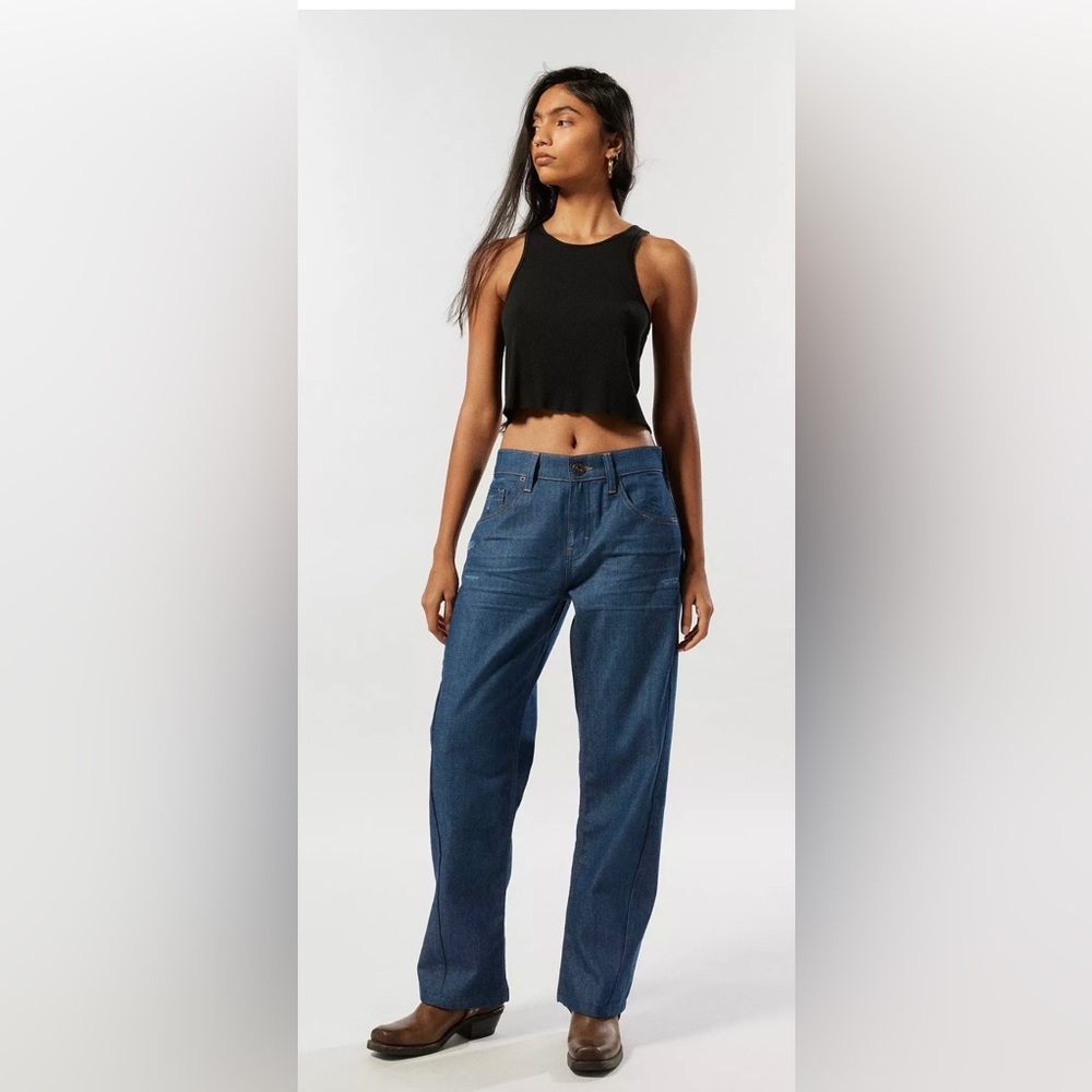 BDG Urban Outfitters UO Jet Twisted Straight Leg low rise relaxed Jeans size 31W